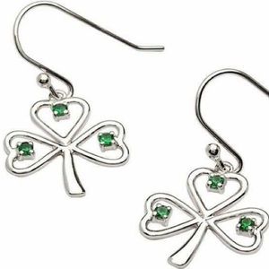 ShanOre Irish Handcrafted Shamrock Earrings